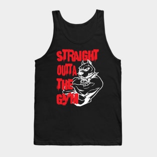 Straight Outta The Gym Apparals Fitness Bodybuilding Gifts Items Tank Top